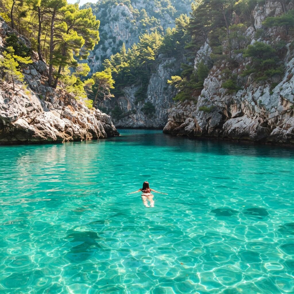 Cala Macarelleta’s Turquoise Waters