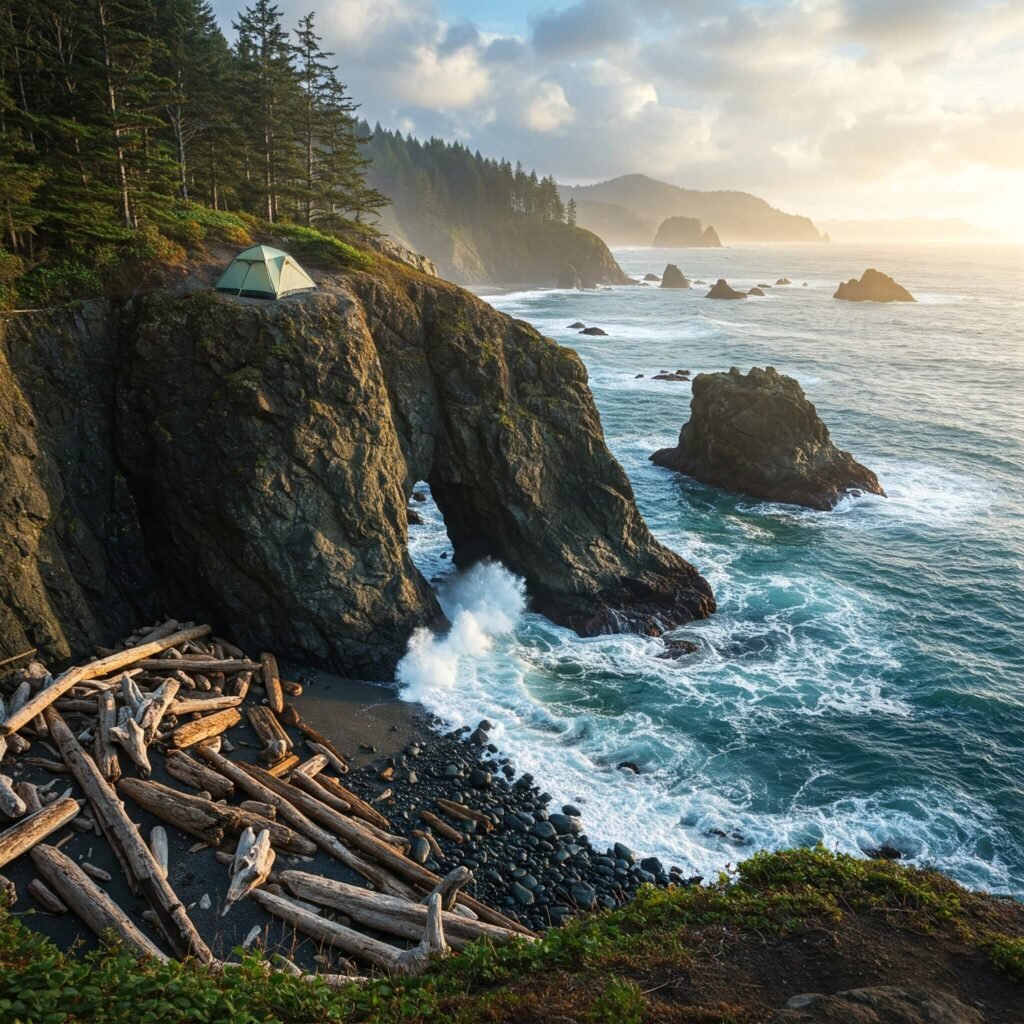 Olympic Coast Campsite