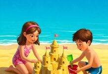 Ultimate Guide to the Best Beach Activities for All Ages Kids building sandcastle on sunny beach.