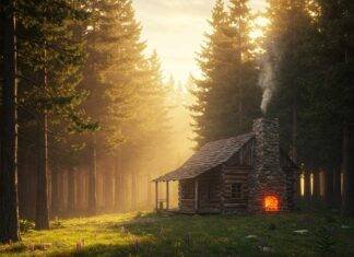 Escape to Serenity: The Best Forest Retreats for a Peaceful Getaway Tranquil Forest Cabin Panorama