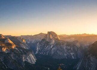 Must-See U.S. Destinations for Adventure Seekers Sunrise hike on Half Dome, Yosemite.