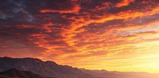 The Most Scenic Road Trips Across the U.S. You Can’t Miss Sunset drive on winding mountain road.