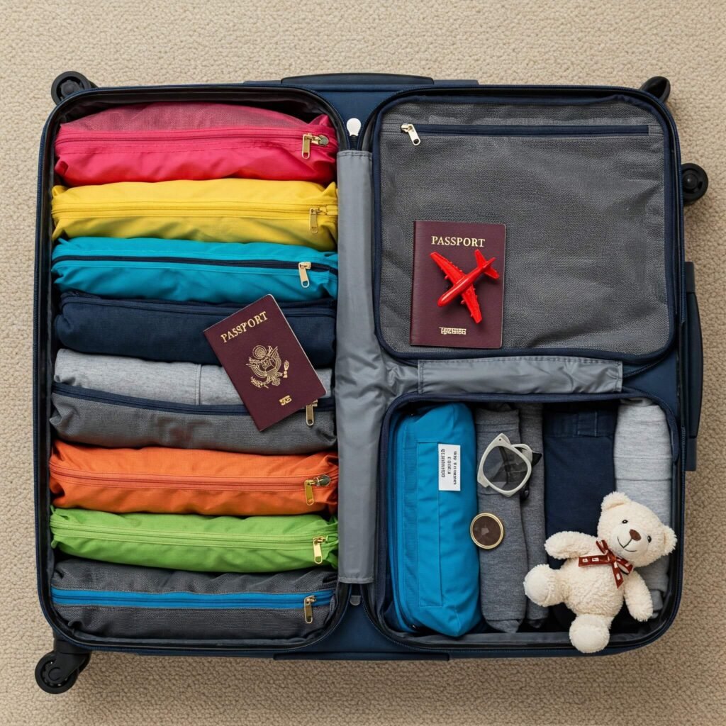 Organized Suitcase