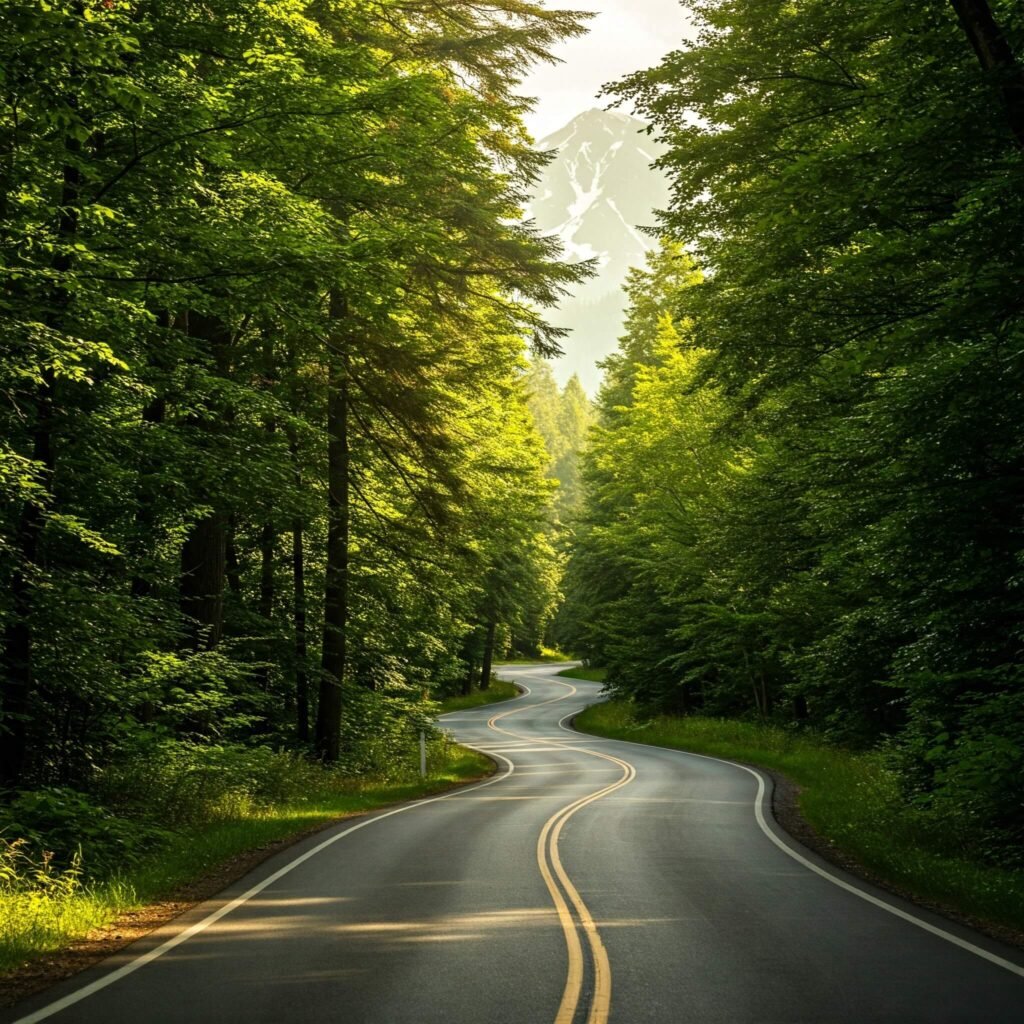 Winding Forest Road 