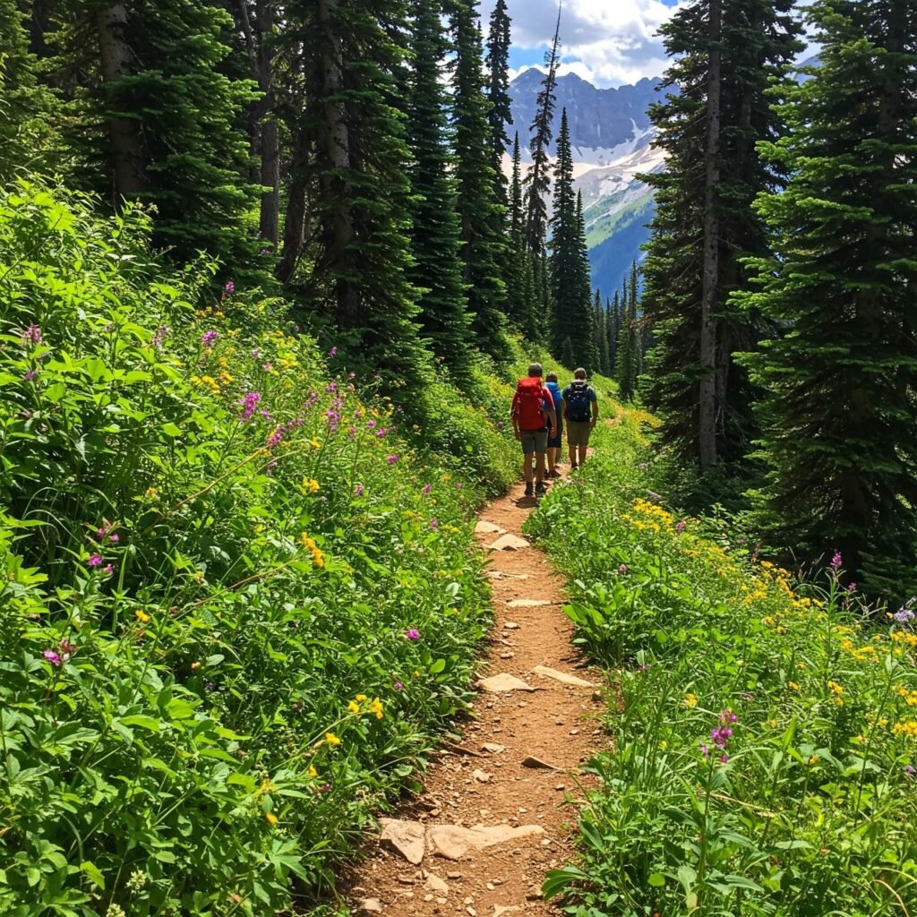 Vibrant Forest Trail