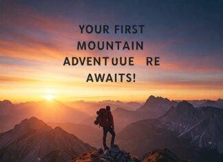 How to Prepare for Your First Mountain Adventure: Essential Tips & Tricks Mountain hiker sunrise panorama.