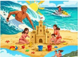 Water Sports, Sun, and Sand: Must-Try Beach Activities Beach Adventure Collage