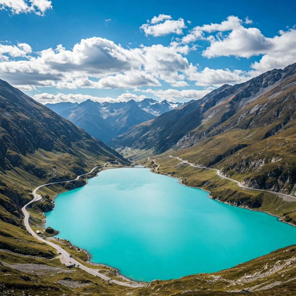 Turquoise Mountain Lake