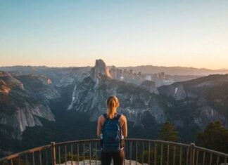 Ultimate Guide to the Best U.S. Destinations for Solo Travelers Solo traveler overlooking scenic US landscape.