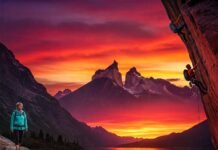 Top 10 Outdoor Adventures You Need to Try This Year Adventure collage: hiking, kayaking, climbing at sunset