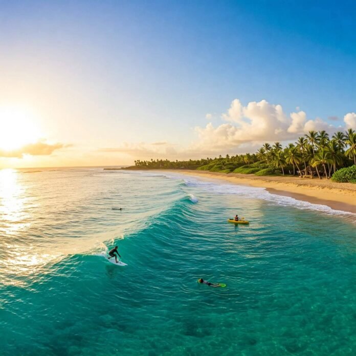 Tropical beach activities Tropical beach activities