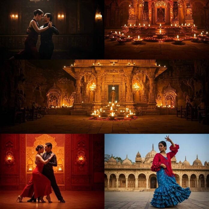 Tango, Temples, Diwali, Flamenco Montage Tango, Temples, Diwali, Flamenco Montage