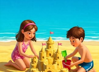 Ultimate Guide to the Best Beach Activities for All Ages Kids building sandcastle on sunny beach.