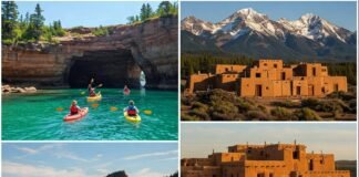 Top 10 Hidden Gems in the U.S. You Need to Visit This Year US Hidden Gems Collage