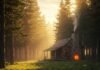 Escape to Serenity: The Best Forest Retreats for a Peaceful Getaway Tranquil Forest Cabin Panorama