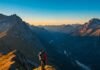 Top Backpacking Routes for Solo Travelers: A Journey into the Unknown Backpacker on Mountain Ridge