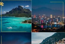 Ultimate Guide to Luxury Travel: The Best Destinations for 2025 Luxury Travel 2025 Collage