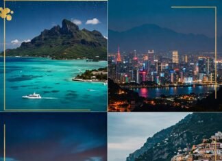 Ultimate Guide to Luxury Travel: The Best Destinations for 2025 Luxury Travel 2025 Collage