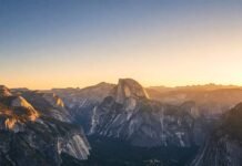 Must-See U.S. Destinations for Adventure Seekers Sunrise hike on Half Dome, Yosemite.