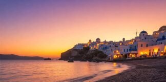 Top 5 Hidden Beaches in Santorini You Need to Discover Santorini Sunset over Katharos Beach and Oia