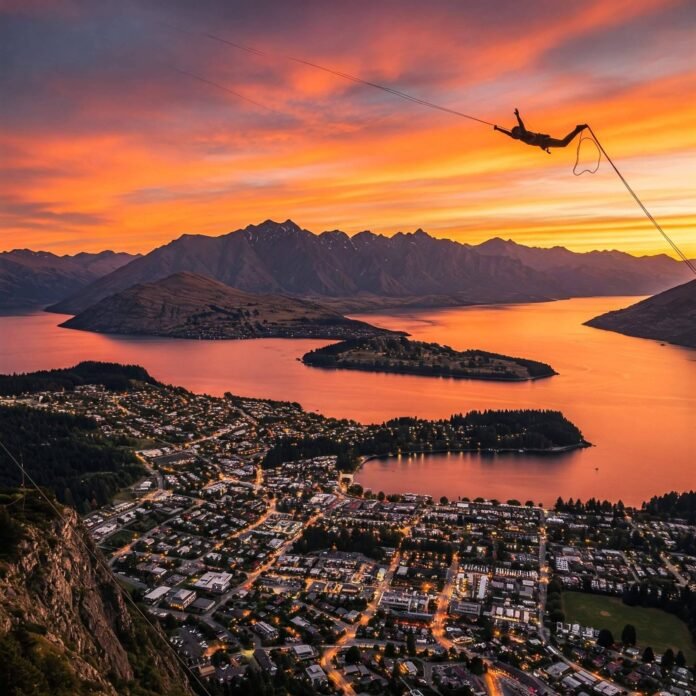 Queenstown Sunset Bungee Jump Queenstown Sunset Bungee Jump