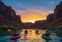 The Ultimate Guide to Thrilling Outdoor Adventures Kayaking River Canyon Sunset