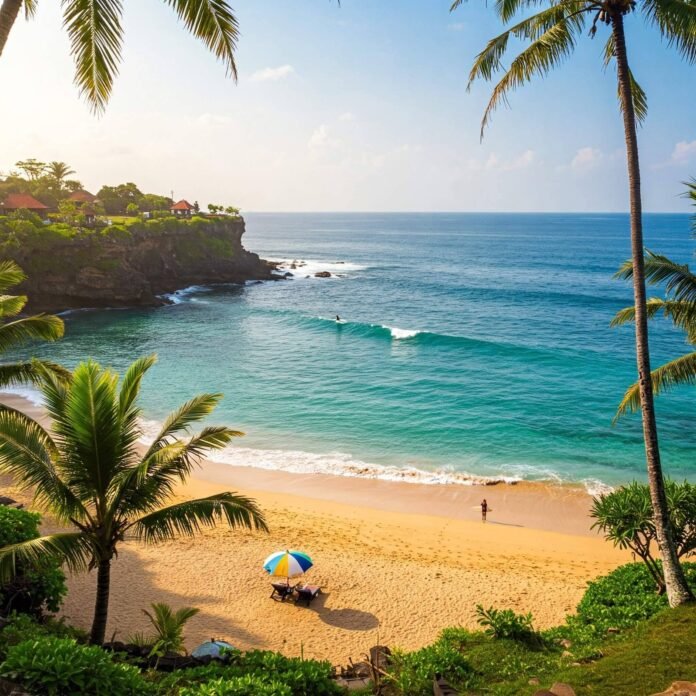 Bali Beach Aerial View Bali Beach Aerial View