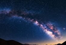 Camping Spots with the Best Stargazing Views Across the Globe Campsite under starry sky with Milky Way.