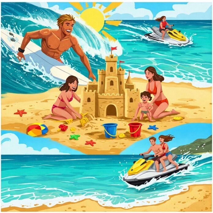 Beach Adventure Collage Beach Adventure Collage