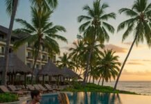 Unwind in Paradise: The Best Luxury Beach Resorts and Escapes Luxury tropical resort sunset pool