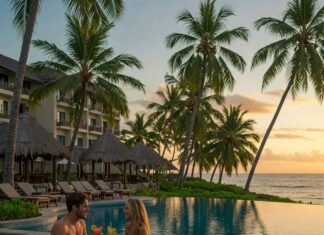 Unwind in Paradise: The Best Luxury Beach Resorts and Escapes Luxury tropical resort sunset pool